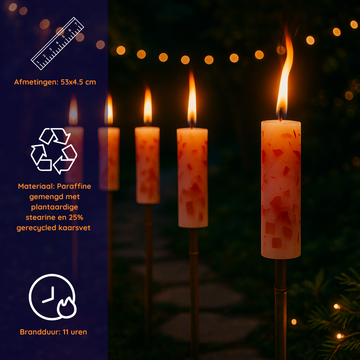 Tuinfakkel - Set van 5 - 0