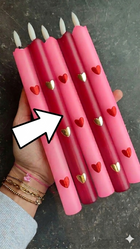 Roze met Rood hartje