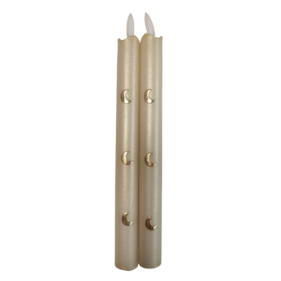 LED kaars La Luna Parelmoer