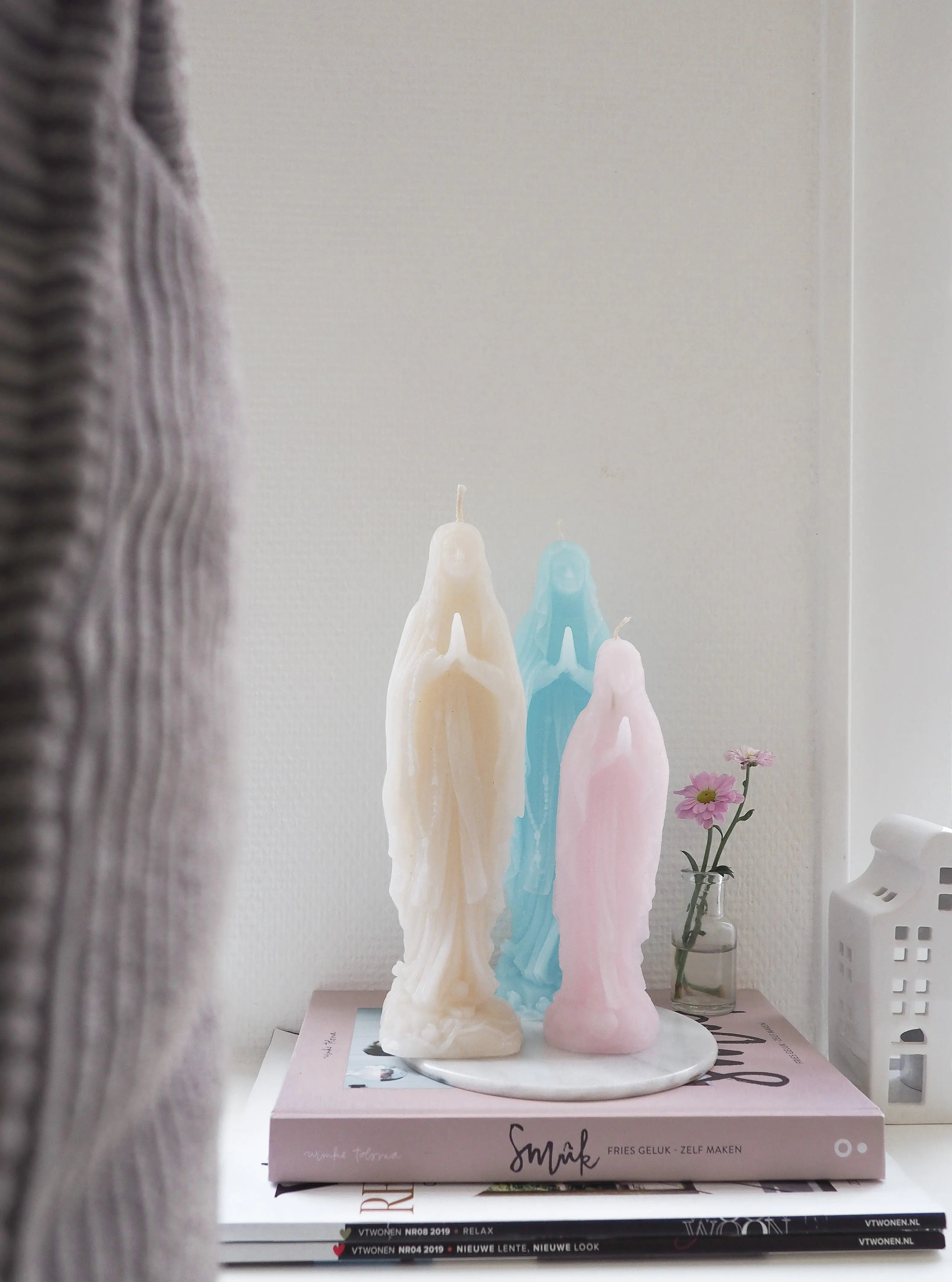 Maria kaars - VONKwerkt 3 kleuren groot en klein