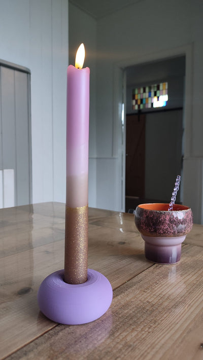 LED kaars Lilac Glow - 0