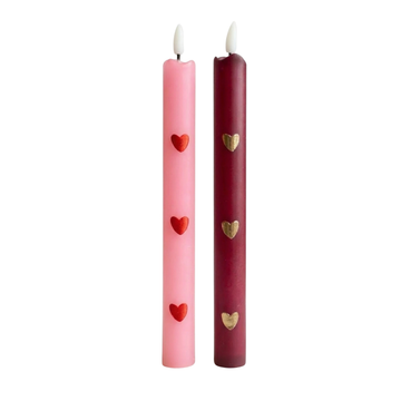 LED kaars hartjes