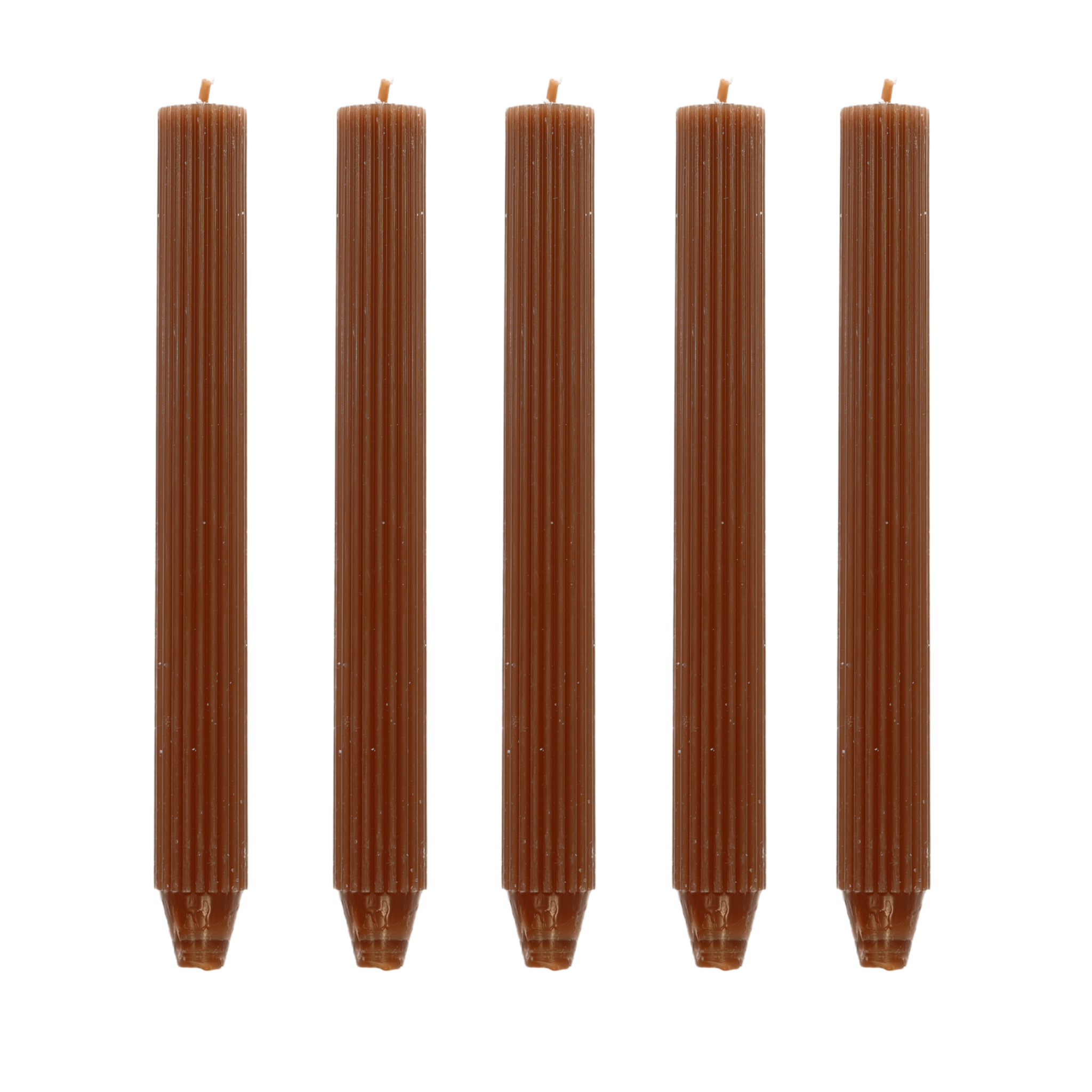Pilaarkaars Ribbel - Set van 5