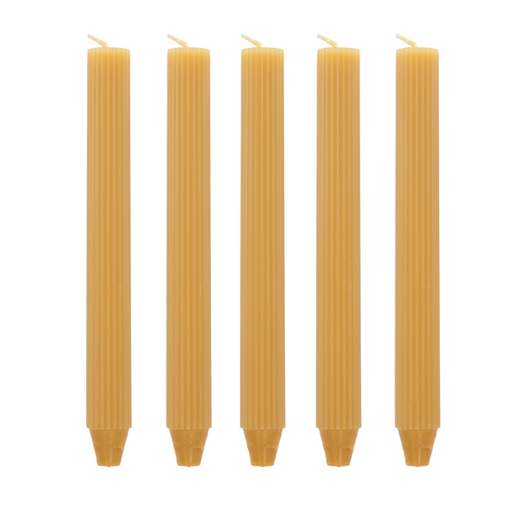Pilaarkaars Ribbel - Set van 5