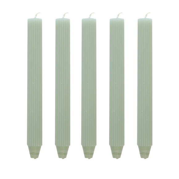 Pilaarkaars Ribbel - Set van 5