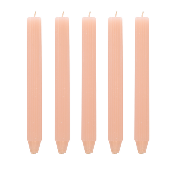 Pilaarkaars Ribbel - Set van 5