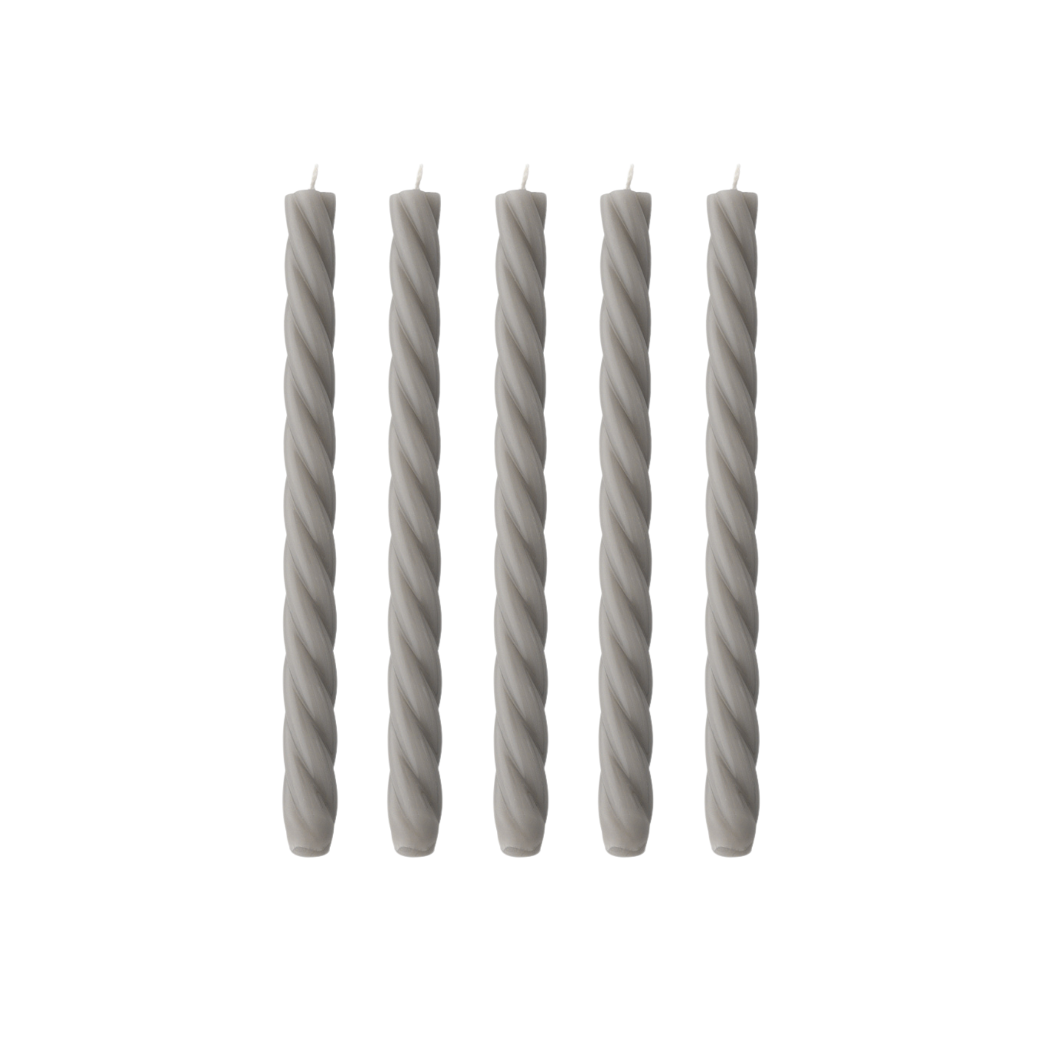 Koop taupe Swirlkaars - Set van 5