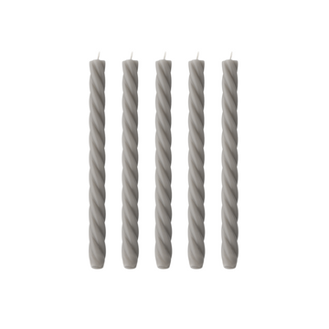 Koop taupe Swirlkaars - Set van 5