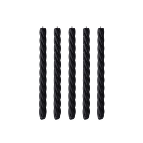 Koop zwart Swirlkaars - Set van 5