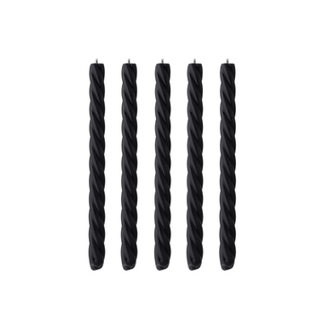 Koop zwart Swirlkaars - Set van 5