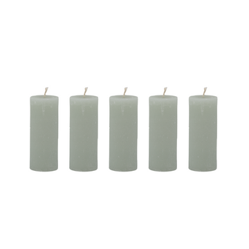 Koop mintgroen Waxine Kaarsen - Set van 5