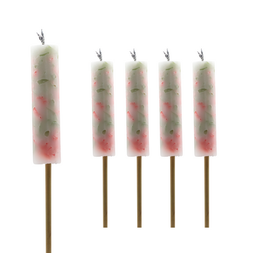 Koop roze-groen Tuinfakkel - Set van 5